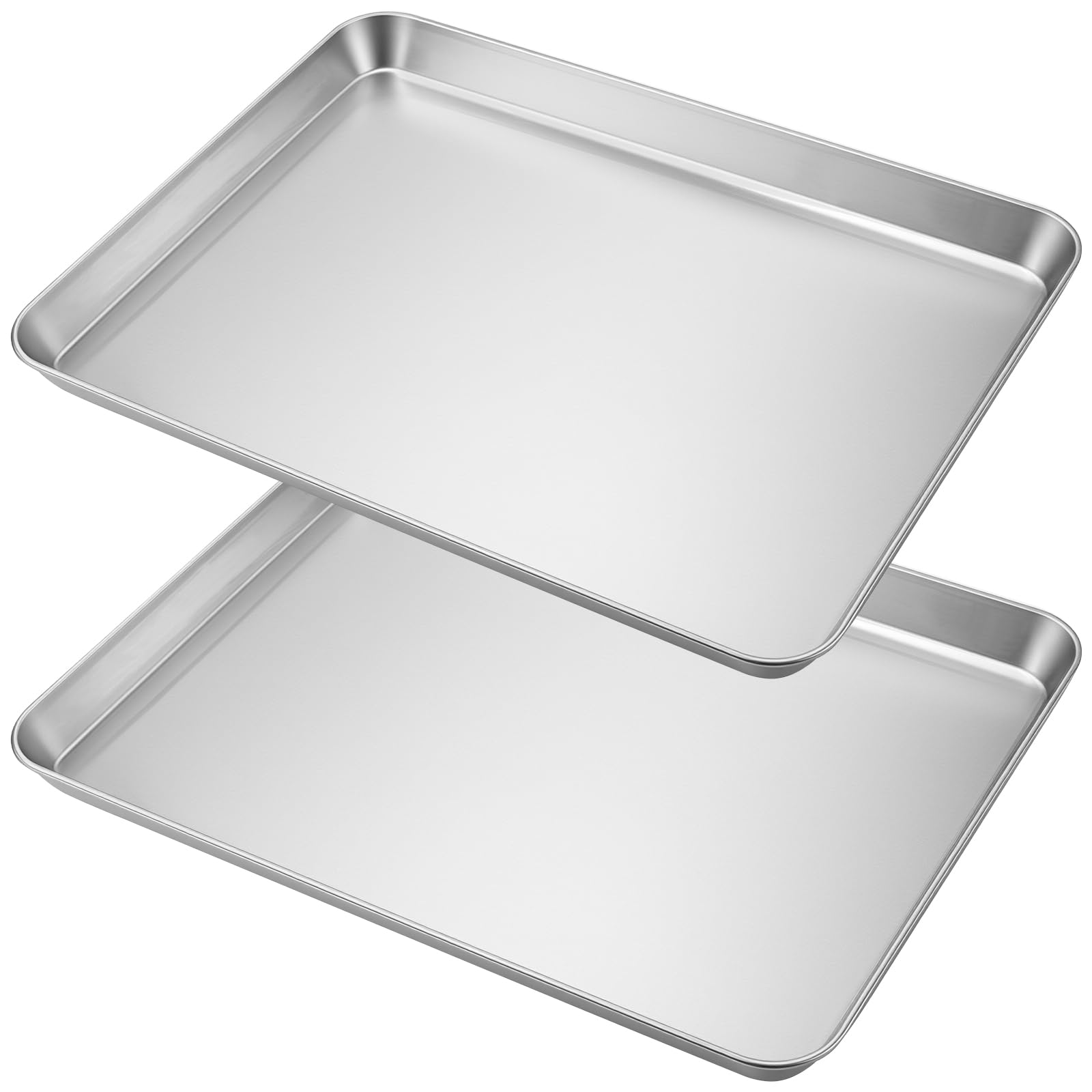 Plaque de cuisson inox 40,7x30,6 cm idéale pour vos repas de famille au four