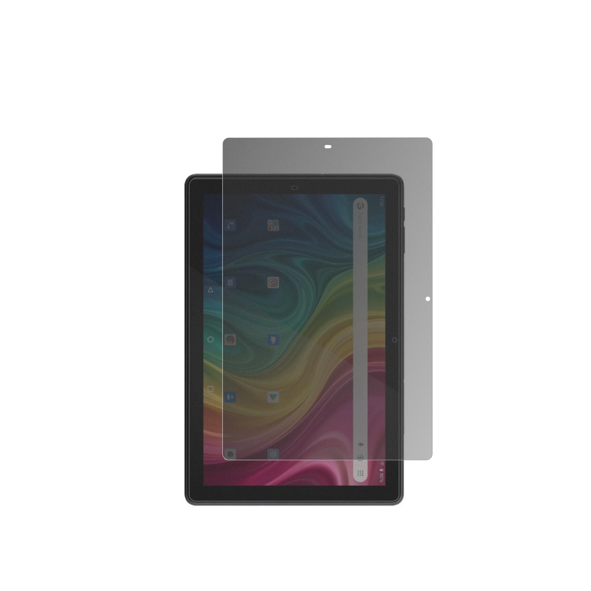 dipos Protector de Pantalla Antiespía para Archos T101 HD2 4G | Película protectora mate, filtro de privacidad 4 vías, ajuste perfecto, antiarañazos, sin burbujas, autoadhesivo
