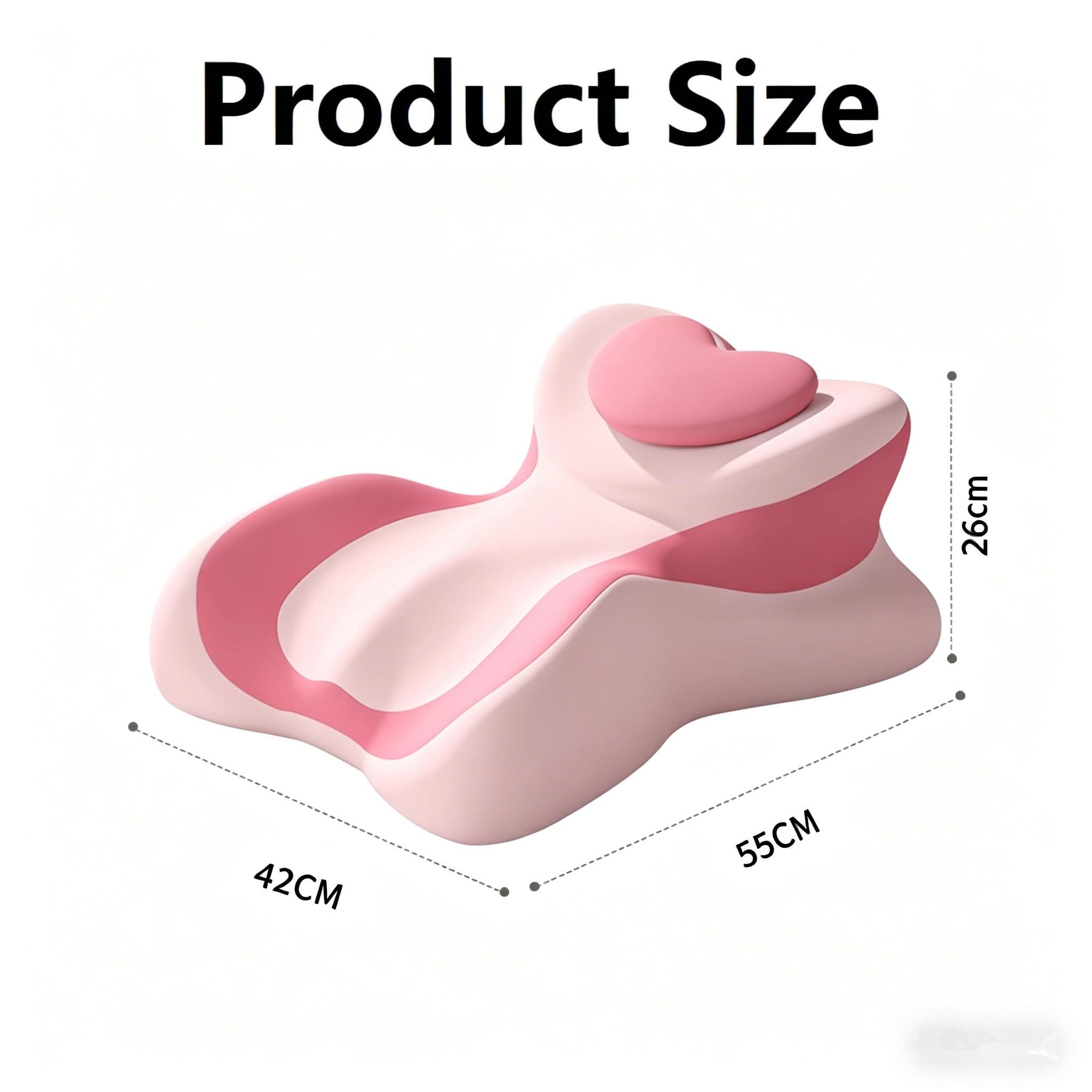 Memory Foam Keilkissen, Lesekissen & Lendenkissen,Entspannungskissen für Bett, Sofa und Boden,Orthopädisches Stützkissen gegen Rücken- und Nackenschmerzen