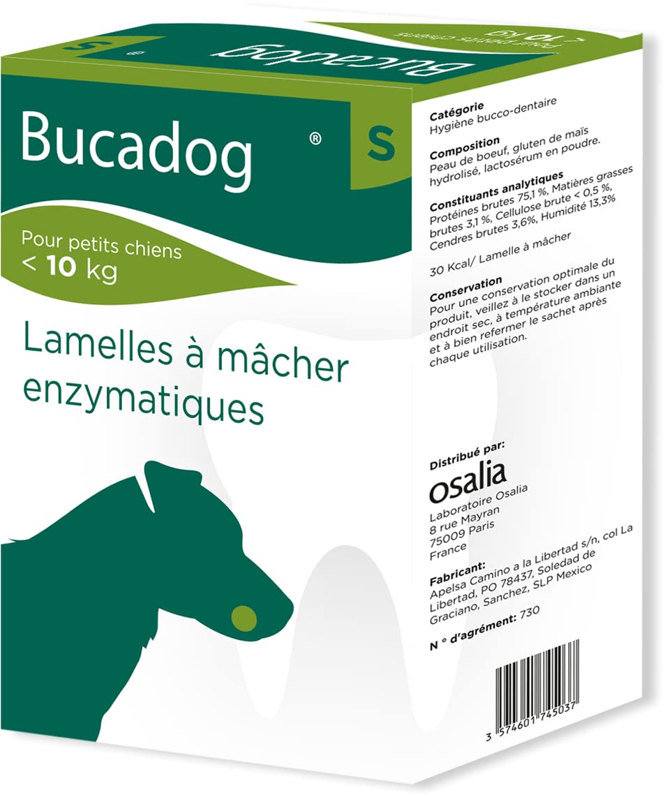 Bucadog lamelles pour Chien (S <10 kg/​M/​L< 30 kg) (S)