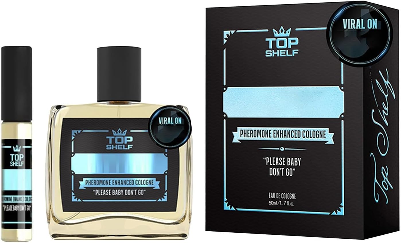 Men Perfume Set 50ml Spray +10ml Roll on Rollerball Long Lasting Fragrance For Man (Yellow, One Size)