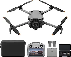 DJI Combo Mini 5 Pro Fly More com DJI RC 2, drone com câmera, CMOS de 2,5 cm, drone 4K para iniciantes com detecção omnidirecional de obstáculos, ActiveTrack 360°, rotação cardan de 225°, 3 baterias