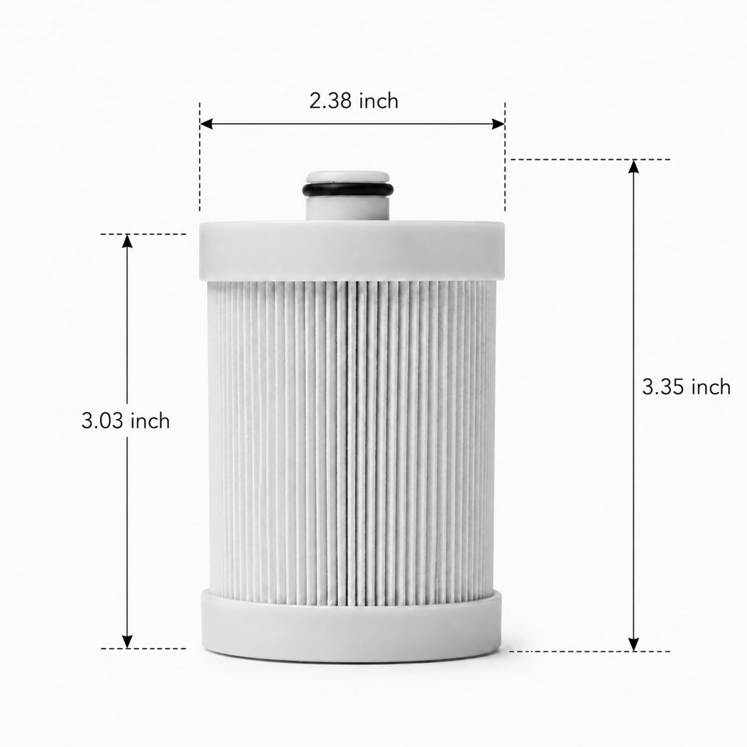 Filtro di ricambio compatibile con Filterbaby Diamond Series | Confezione da 2 filtri addolcitori per acqua dura (2 pezzi)