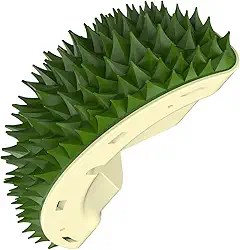 Cat Self Groomer, Arranhador de Canto de Parede Em Formato de Durian Com Catnip para Gatos Gatinhos, Dog Cat Corner Groomer Limpeza Multiuso para Moagem de Dentes