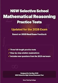 NSW Selective School Mathematical Reasoning Practice Tests: 2026 Edition