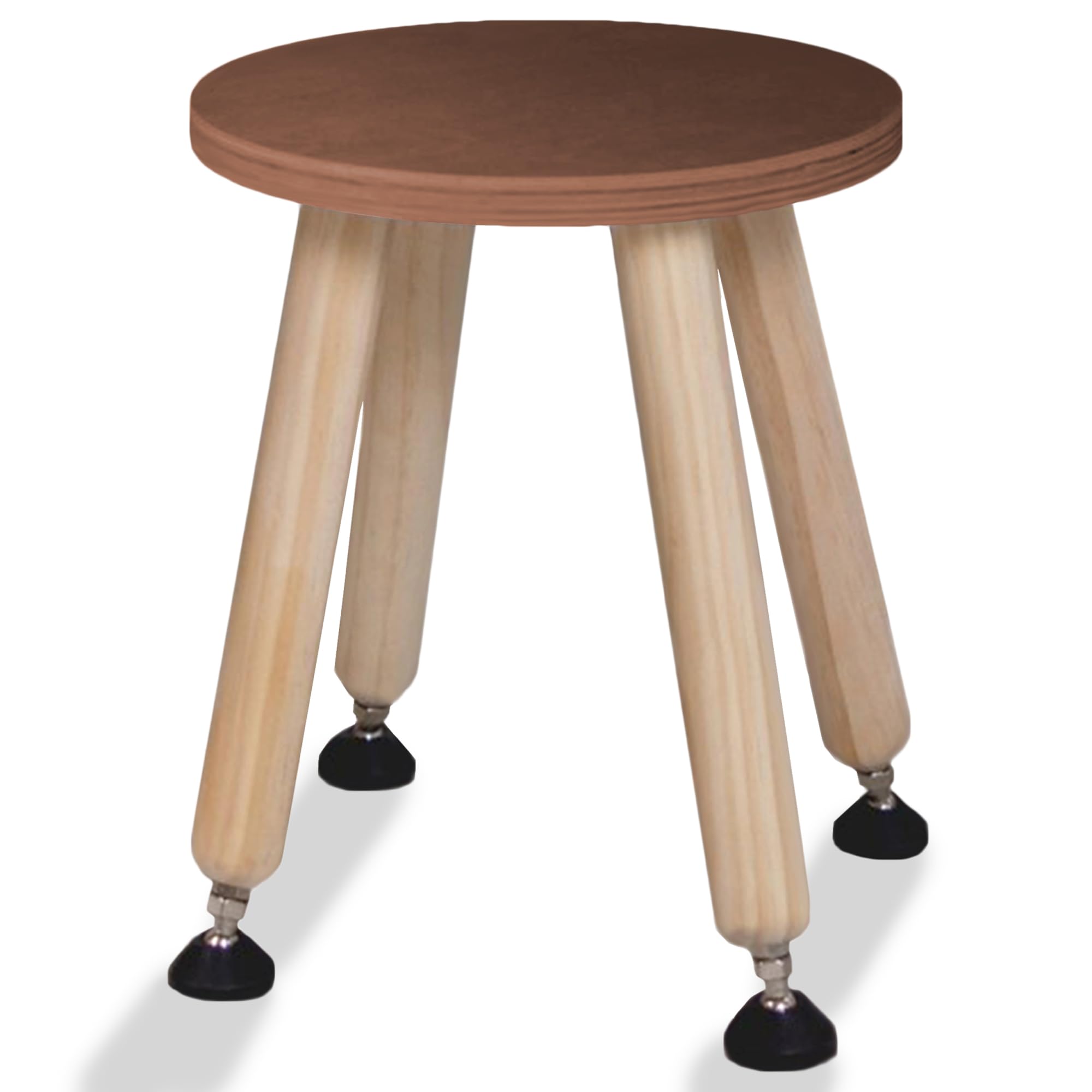 Cateam Lot de 4 tabourets en bois pour enfants et tout-petits - Naturel - Avec pieds extensibles - Tabouret de table sensoriel - Tabouret rond pour enfants avec pieds de nivellement Cateam Lot de 4 tabourets en bois pour enfants et tout-petits - Naturel - Avec pieds extensibles - Tabouret de table sensoriel - Tabouret rond pour enfants avec pieds de nivellement