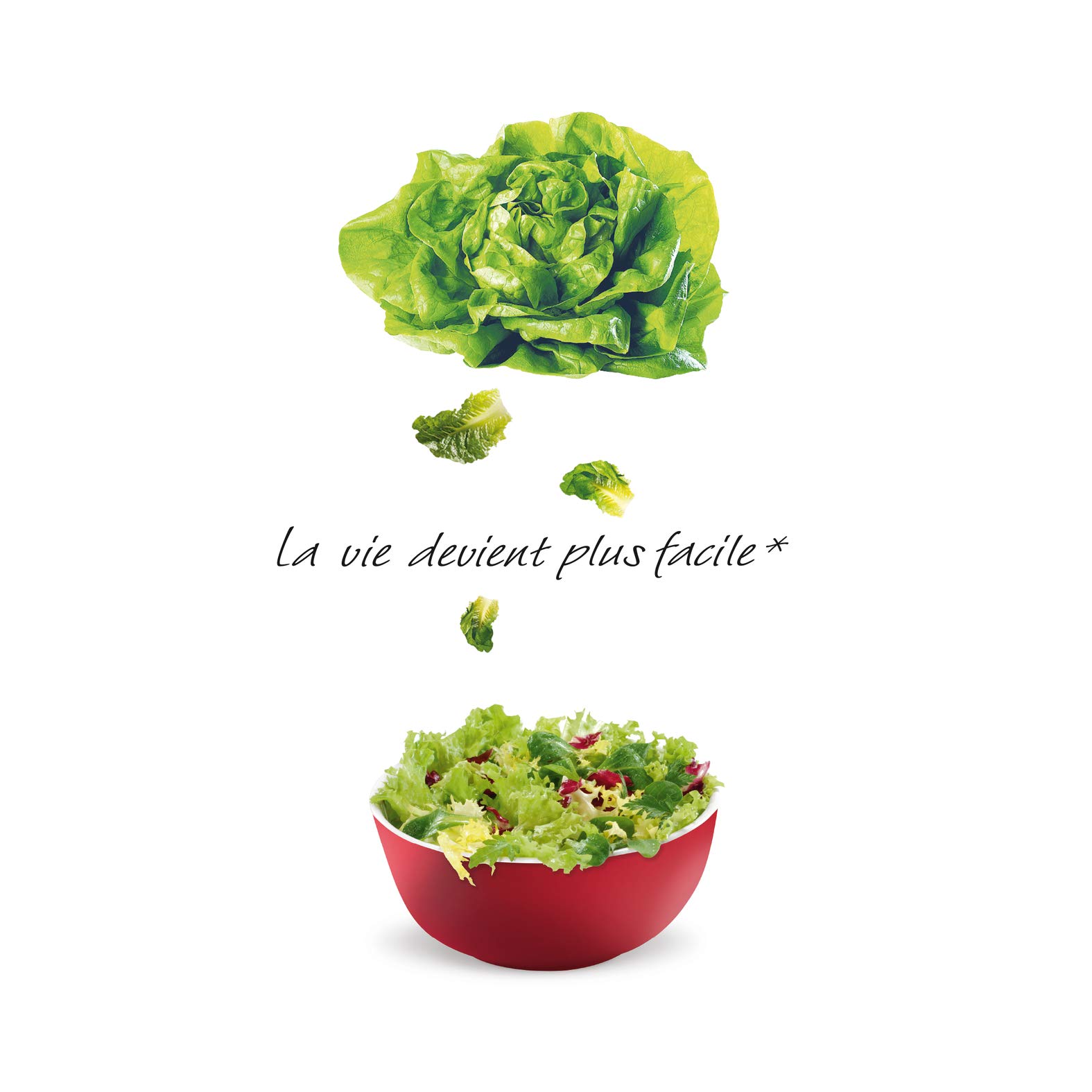 Moulinex Classic Centrifuga per insalata 5 L (5/7 peri), lavabile in lavastoviglie, Essa la insalata in modo semplice e veloce, pulsante stop, prodotto in Francia K1690104, prodotto in Francia