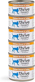 Thrive Cat Food Complete Chicken and Turkey, Pack of 6, 75 g