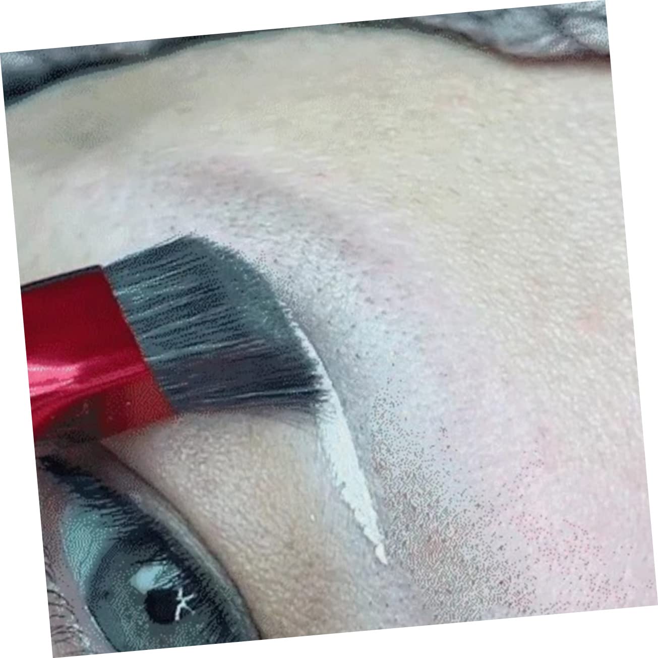 POPETPOP 10pezzi Spazzola Per Sopracciglia Angolata Strumenti Di Trucco Per Donne Per Applicare Ombretto e Portatile e Leggero