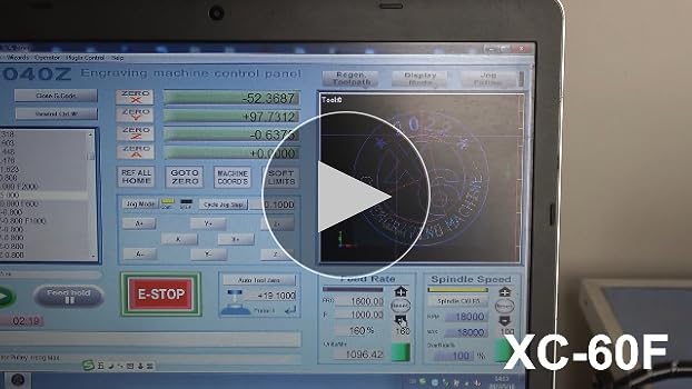 2023 NEW! 3 Axis 6040 XC60F cnc router with 1.5KW spindle