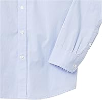 Vista 6 de Tienda Essentials - Camisa de popelina para hombre, de corte regular, manga larga e informal