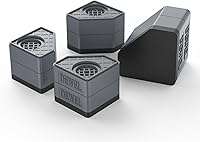 Vista 1 de Almohadillas antivibración para lavadora. Pedestales para lavadora y secadora con capacidad de peso de 1100 libras, almohadillas de pie de lavadora