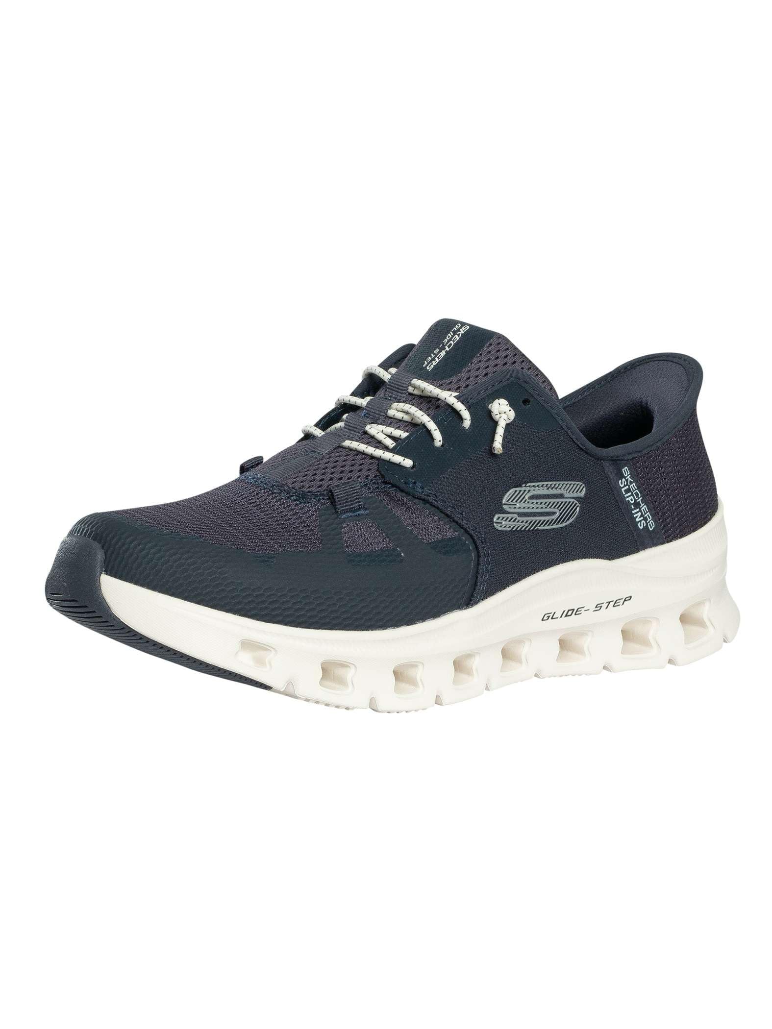 Skechers Hombre Zapatillas De Deporte Glide-​Step Pro Sin Cordones, Navy, 40 EU