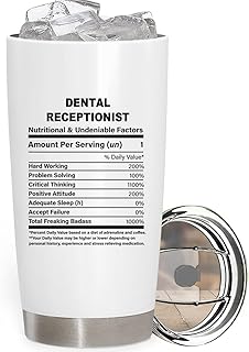 Dental Receptionist Gifts, Gift For Dental Receptionist, Dental Receptionist Promotion Gift, Dental Receptionist appreciation thank you Tumbler