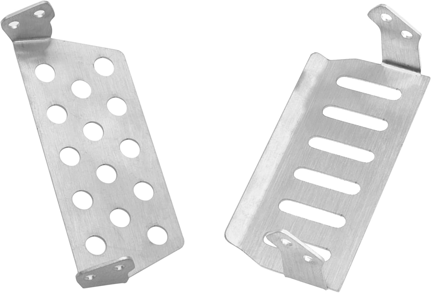Stainless Steel RC Chassis Armor Protector Axle Armor Guard Plate RC Skid Plate Compatible with VP VS4-10 Phoenix VPS09007 1/10 RC Off-Road Car