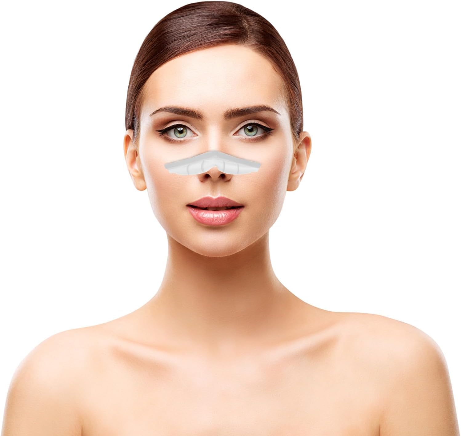 10pcs Nose Bridge Strips, Reusable Silicone White