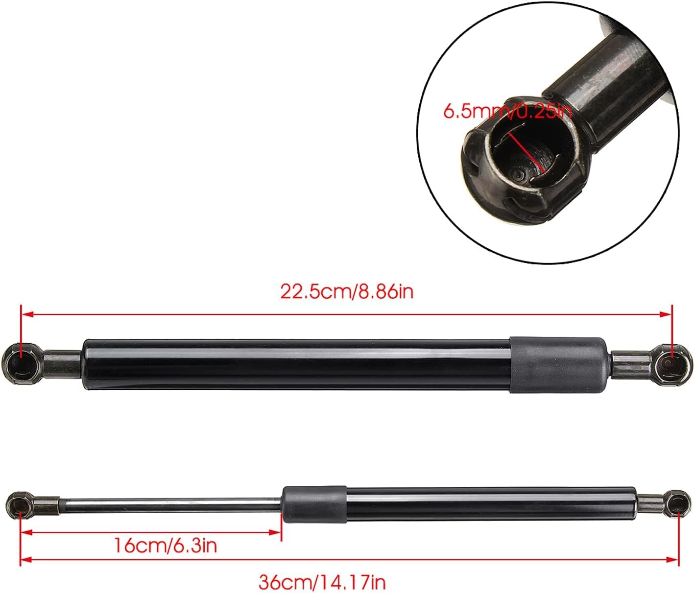 Aramox Heckklappendämpfer, Heckklappe Abschwungdämpfer Carbon Stahl Heckklappendämpfer Slow Down Stützstange Ersatz für 1500 2500 3500 Pickup