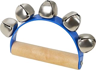 A-STAR BEL05P Plastic Hand Bell with 5 Bells - Purple