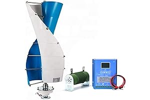 3KW 48 Volt Vertical Axis Wind Turbine Generator Kit for Home Use