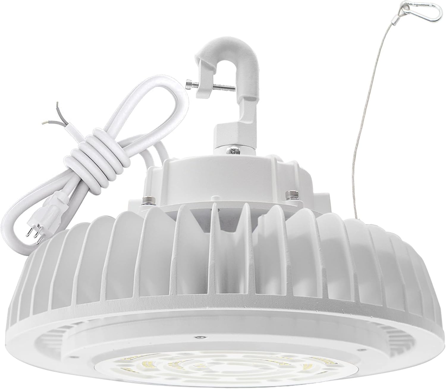 Up To 40% OFF UFO LED High Bay Light, 240W 33,600lm 5000K Daylight, 1-10V Dimmable, 5' Cable with US Plug, IP65 Waterproof, Commercial Led High Bay Light for Warehouse Workshop Garage Factory - ETL Listed
