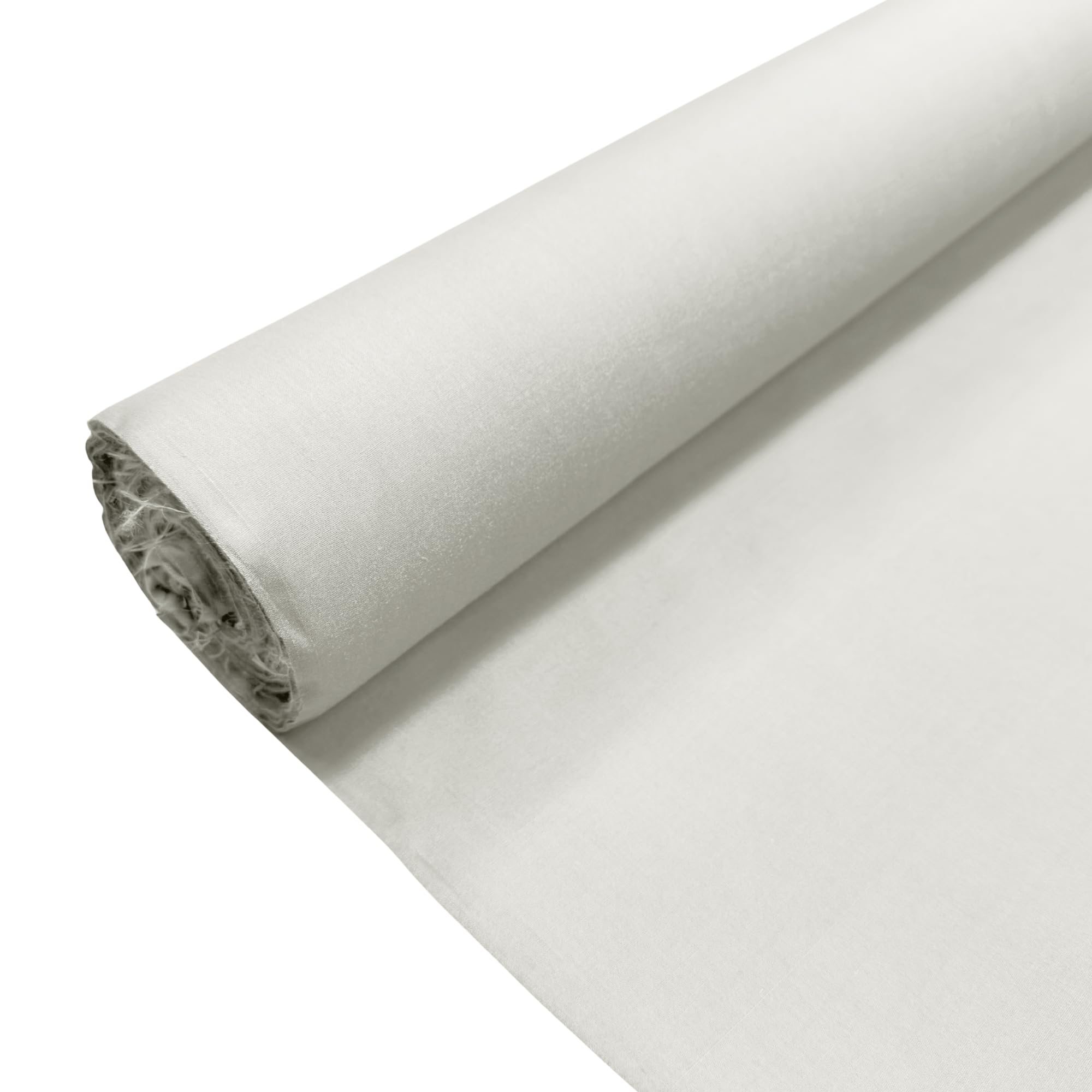 Ivory Plain Polycotton Fabric Dress Craft Poly Cotton Material | Fat Quarter (50cm x 55cm) | Soft Poly Cotton for Sewing, Dressmaking, Crafts, Bunting & Lining