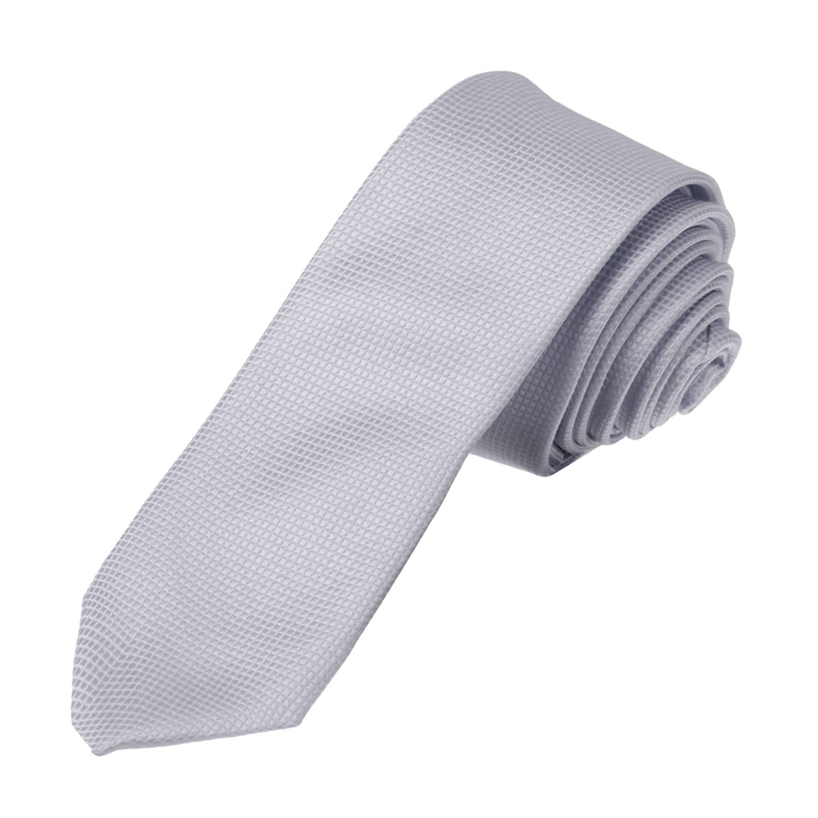 Dan Smith Patterned Slim Necktie Microfiber Skinny Tie Italian Brand With Box