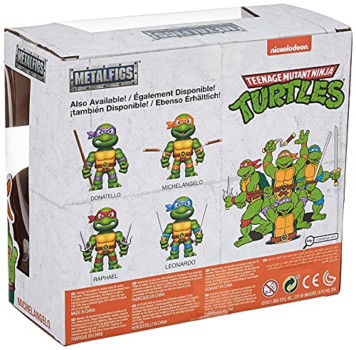Jada Toys Teenage Mutant Ninja Turtles 4 Michelangelo Die-Cast Figure, Toys For Kids And Adults, Orange, 31848 #TOP3