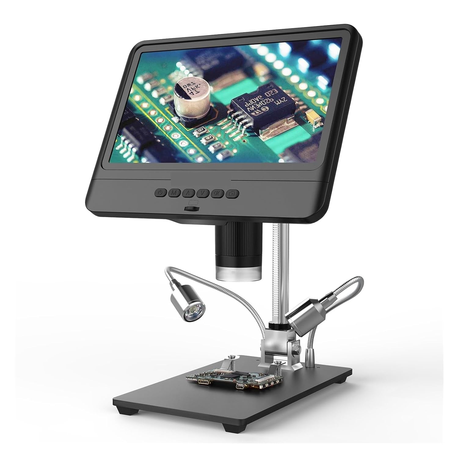 顕微鏡 8.5 インチ LCD ディスプレイ画面 5X-1200X デジタル顕微鏡