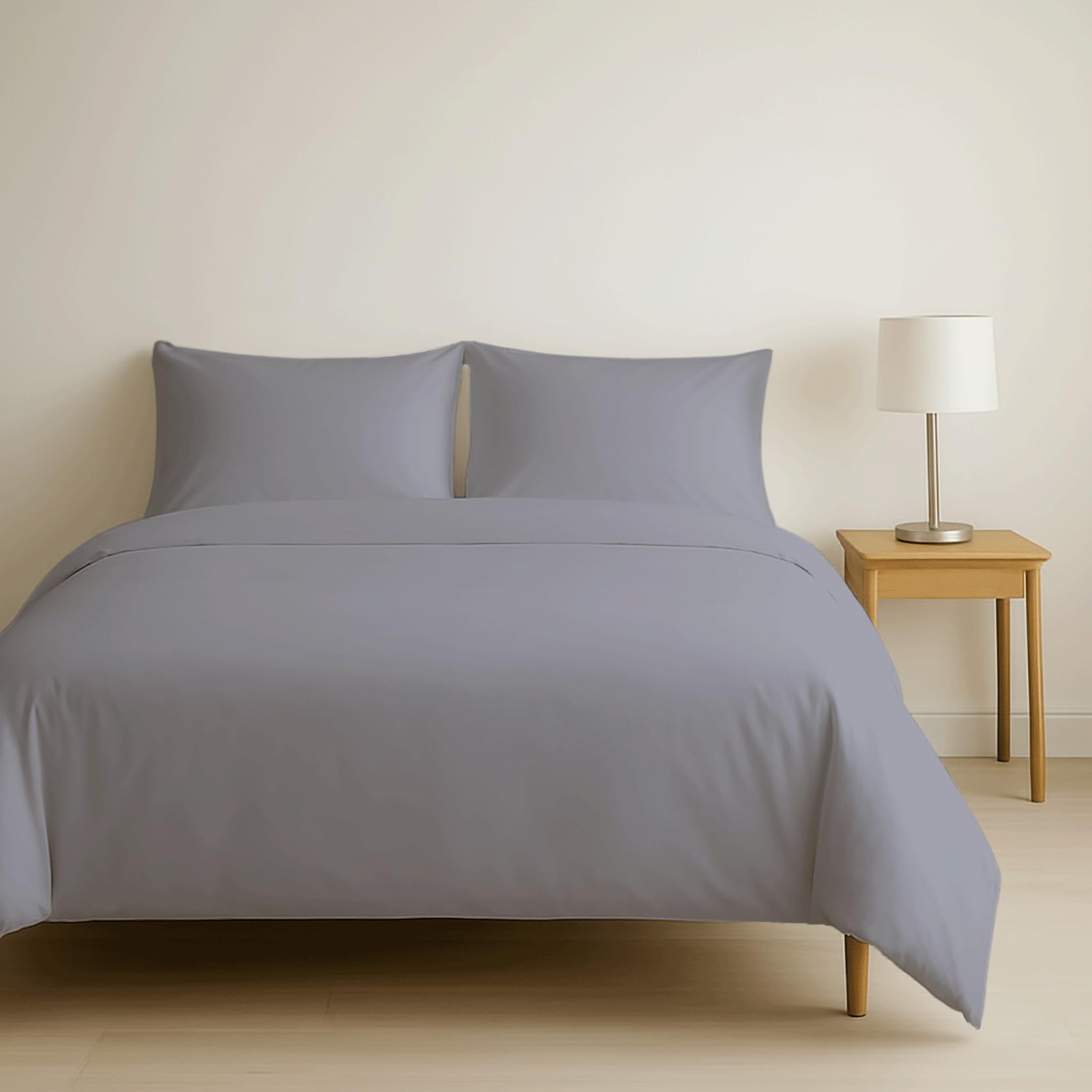 Dreema Novexa Double Duvet Cover Set | 100% Egyptian Cotton 400 Thread Count | 3 Piece Bedding Set with 2 Pillowcases | Luxury Hotel Quality Sateen Weave - Soft & Breathable (200x200cm)