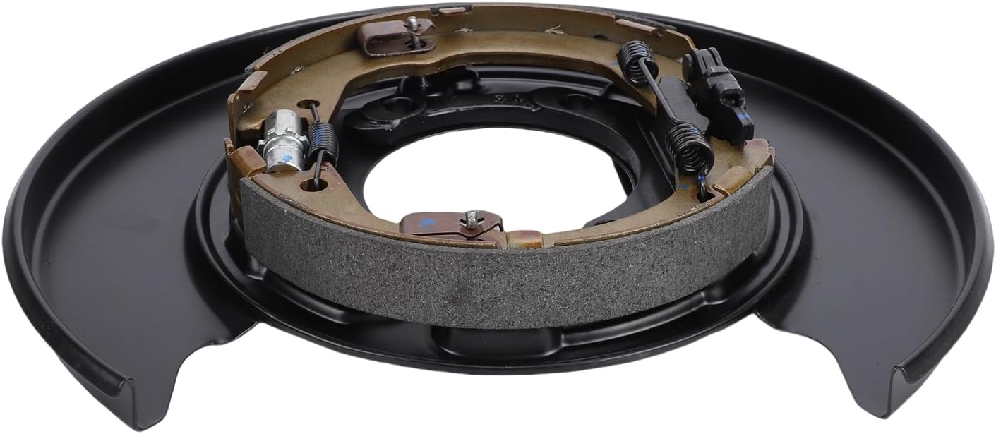 VINGVO Metal Rear Parking Brake Plate, Enhanced Durability Brake Plates, High Performance Replacement Plates with Secure Fit, Ideal for 2009 2012 2011 2013 (Rear Left 58250-2P100，582502P100)