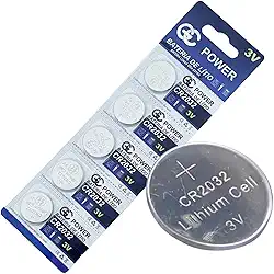 Bateria Moeda CR2032 3V Lithium Pilha CR-2032 - Blister com 5 Peças