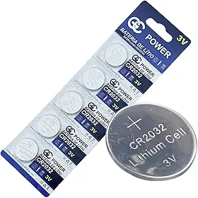 Bateria Moeda CR2032 3V Lithium Pilha CR-2032 - Blister com 5 Peças