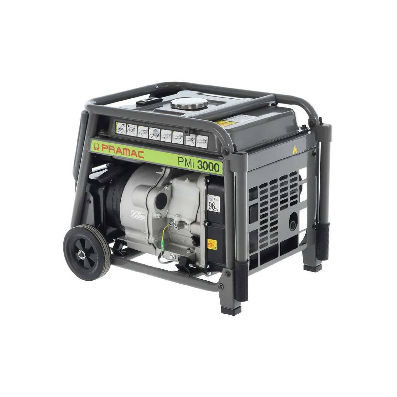 La zappa Generatore ad inverter "PMI 3000" motore OHV monofase con funzionamento a benzina ed avvio a strappo 3000 W