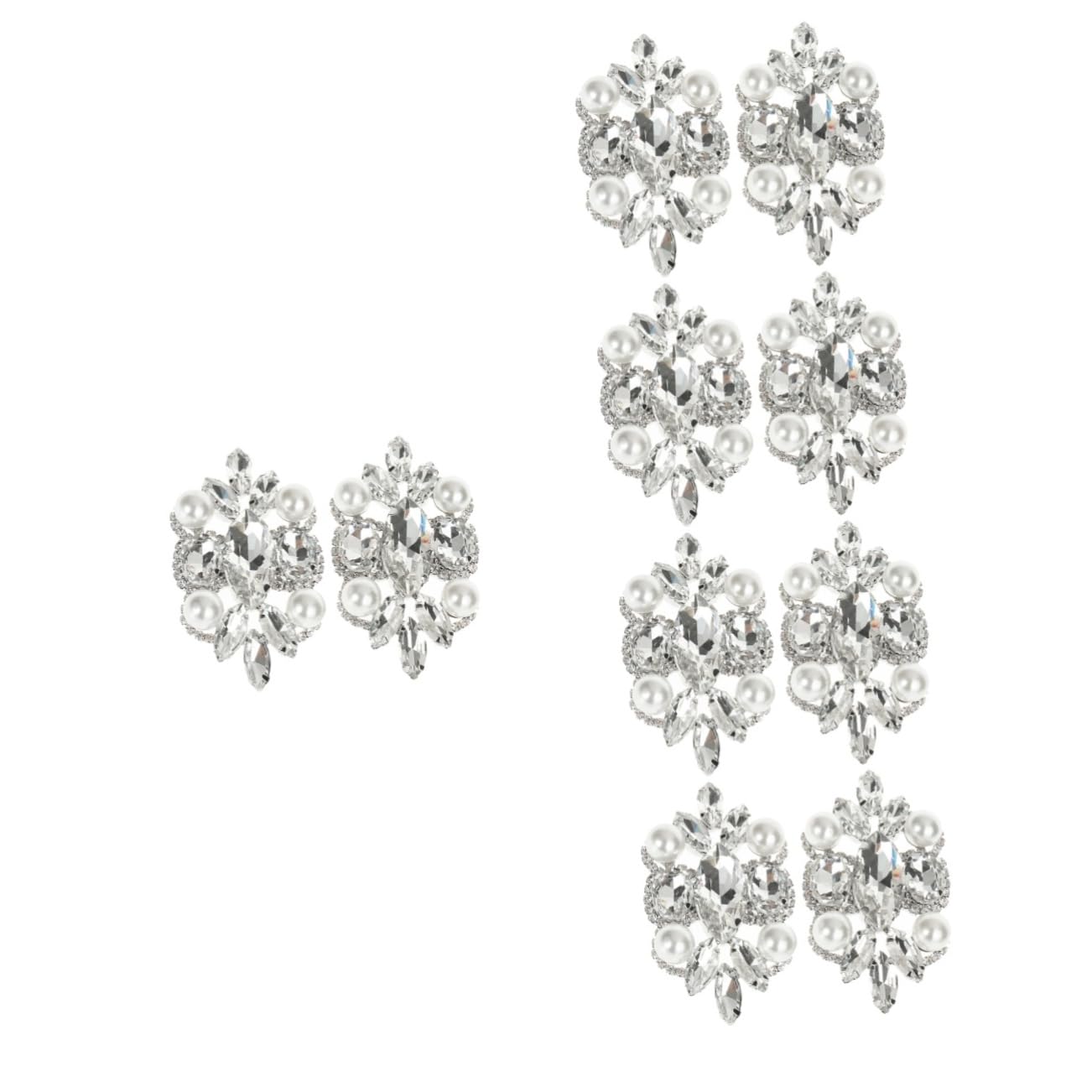 Healvian Clip per Scarpe Sposa Accessori per Cerimonie e Speciali Facili Rimuovere e Regolabili per Personalizzare