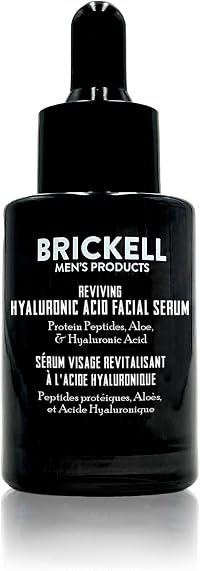 Brickell Siero Viso Antieta all'Acido Ialuronico per Uomo