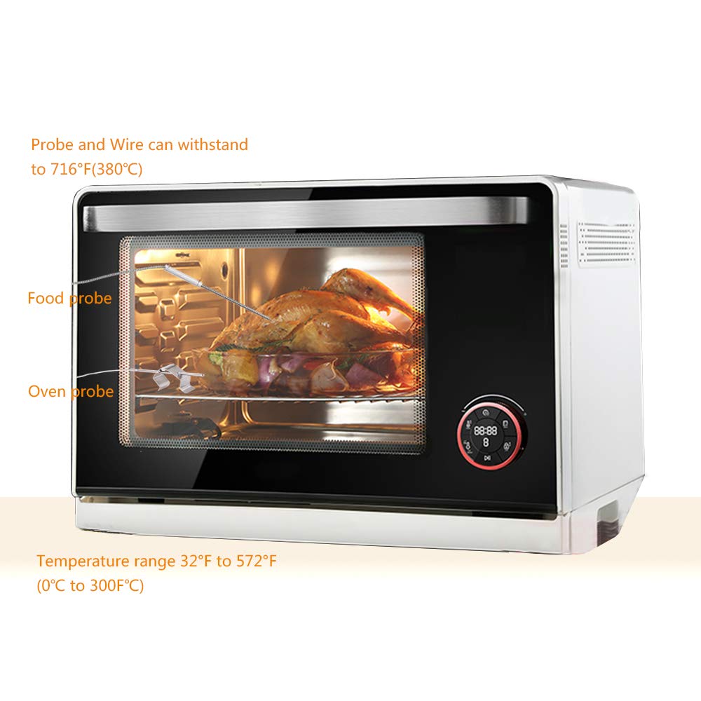 review Upgraded Thermpro Probe Replacement for TP08S TP20 TP25 Thermopro Probe ReplacementTP17 TP16 TP10 TP09 TP08 TP-08S TP-07 TP06S TP04