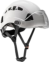 Vista 10 de UNINOVA Casco de seguridad – Casco aprobado por ANSI Z89.1 ajustable – Suspensión de trinquete de 6 puntos y cascos OSHA