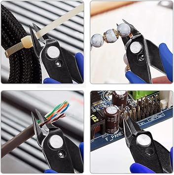 Plato 170 Side Chisel Electronics Type Mini Cutter Peeler Wire Cutting Pliers Hand Tool Scissors