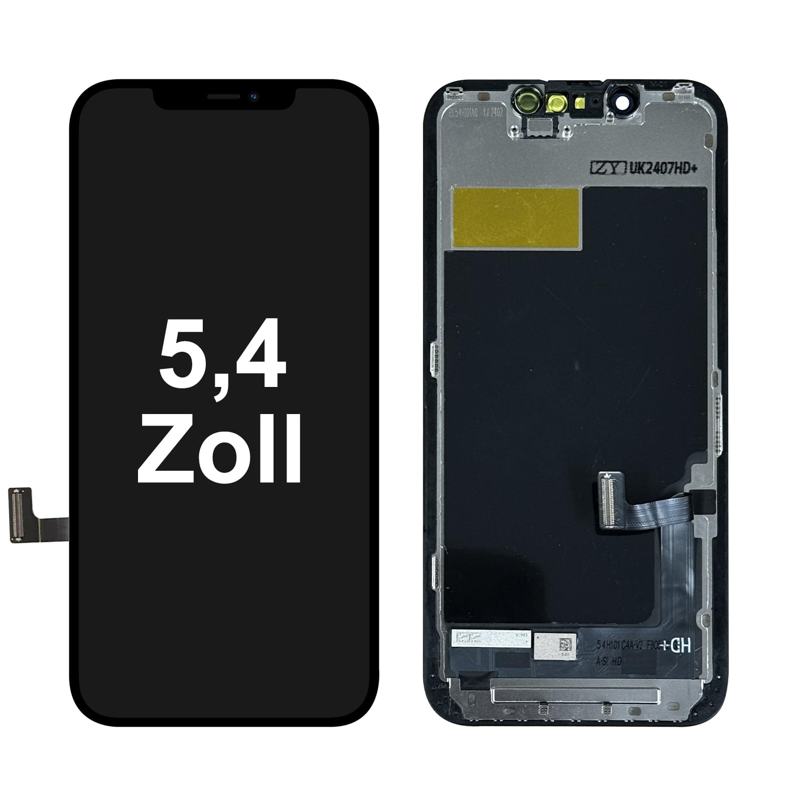 DIGI4U für iPhone 13 Mini Display Bildschirm Ersatz, 5,4'' 𝟯𝑫 𝑻𝒐𝒖𝒄𝒉 Truetone LCD Bildschirm für iPhone 13 Mini Display Bildschirm Ersatz Digitizer Reparaturkits