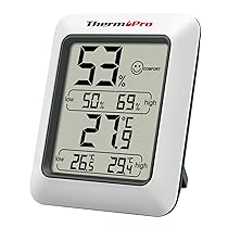 ThermoPro TP50 Termometro Igrometro Digitale per Ambiente Misuratore di Umidità e Temperatura Interno per Casa Termoigrometro Professionale per Misura Stanza