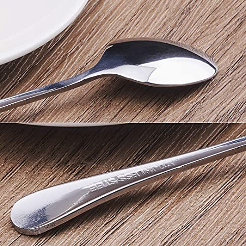 Yolife 6 Pcs Mini Espresso Spoons, 4.5 Inches Stainless Steel Coffee Spoons #TOP4
