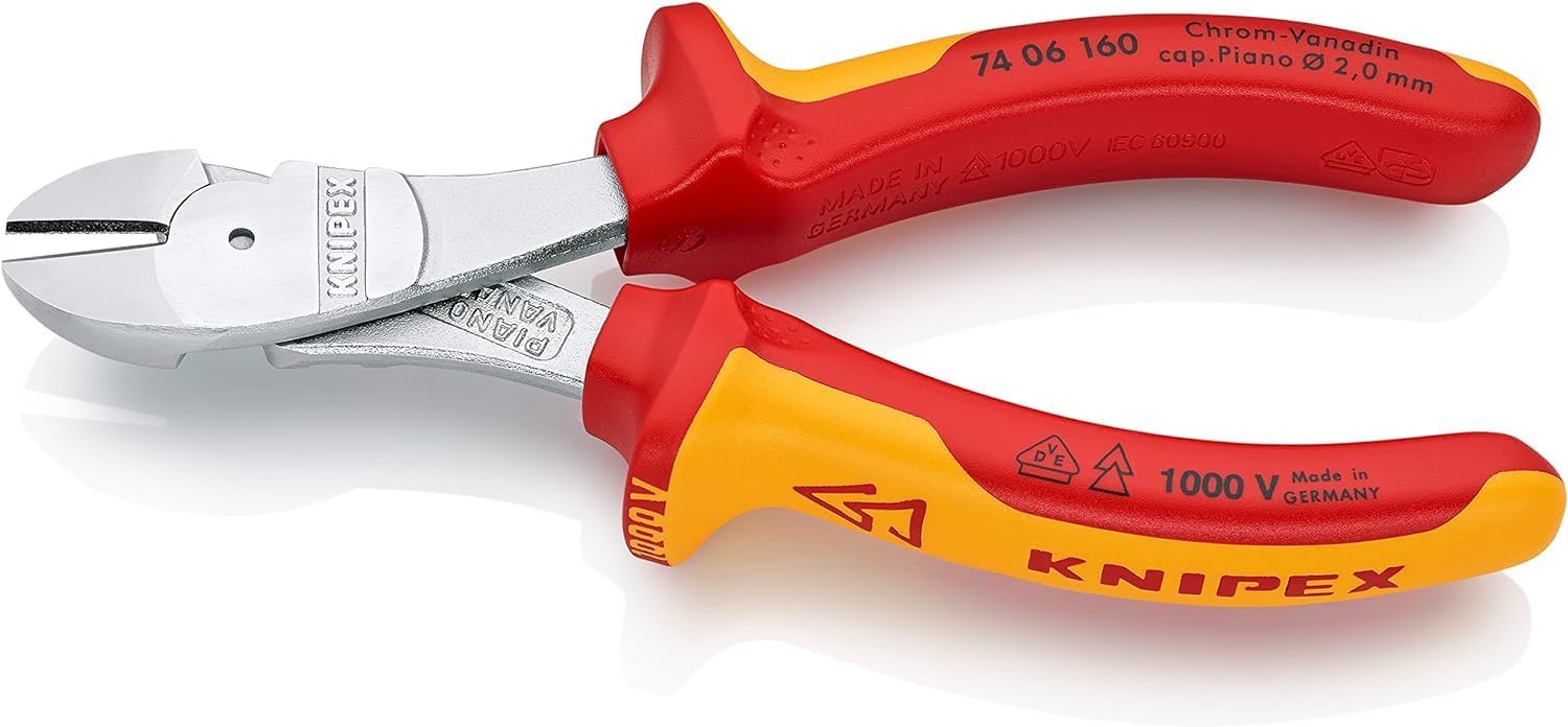 74 06 160 High Leverage Diagonal Cutters 6, 3" VDE-Tested