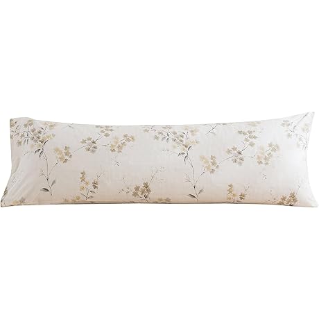 ECOCOTT Vintage Floral Design Body Pillowcase