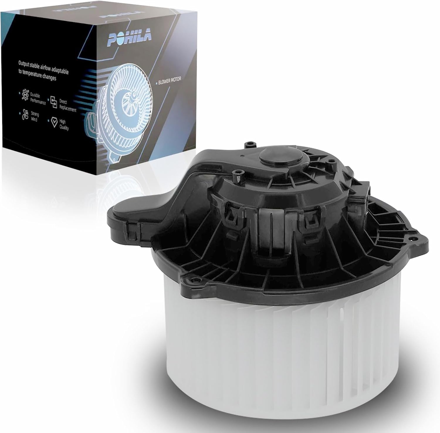 700259 Front HVAC Heater Blower Motor Compatible with 2011 2012 2013 2014 2015 2016 2017 Hyundai Azera Equus Elantra, 2014-2018 KIA Forte Cadenza Optima Forte5 Replace# 97113-2Y000