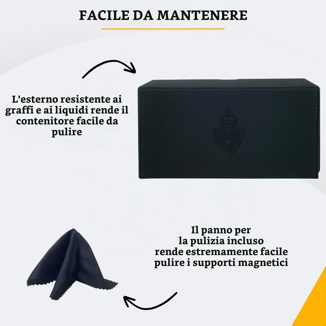 Card Guardian Pacchetto porta carte magnetico, nero