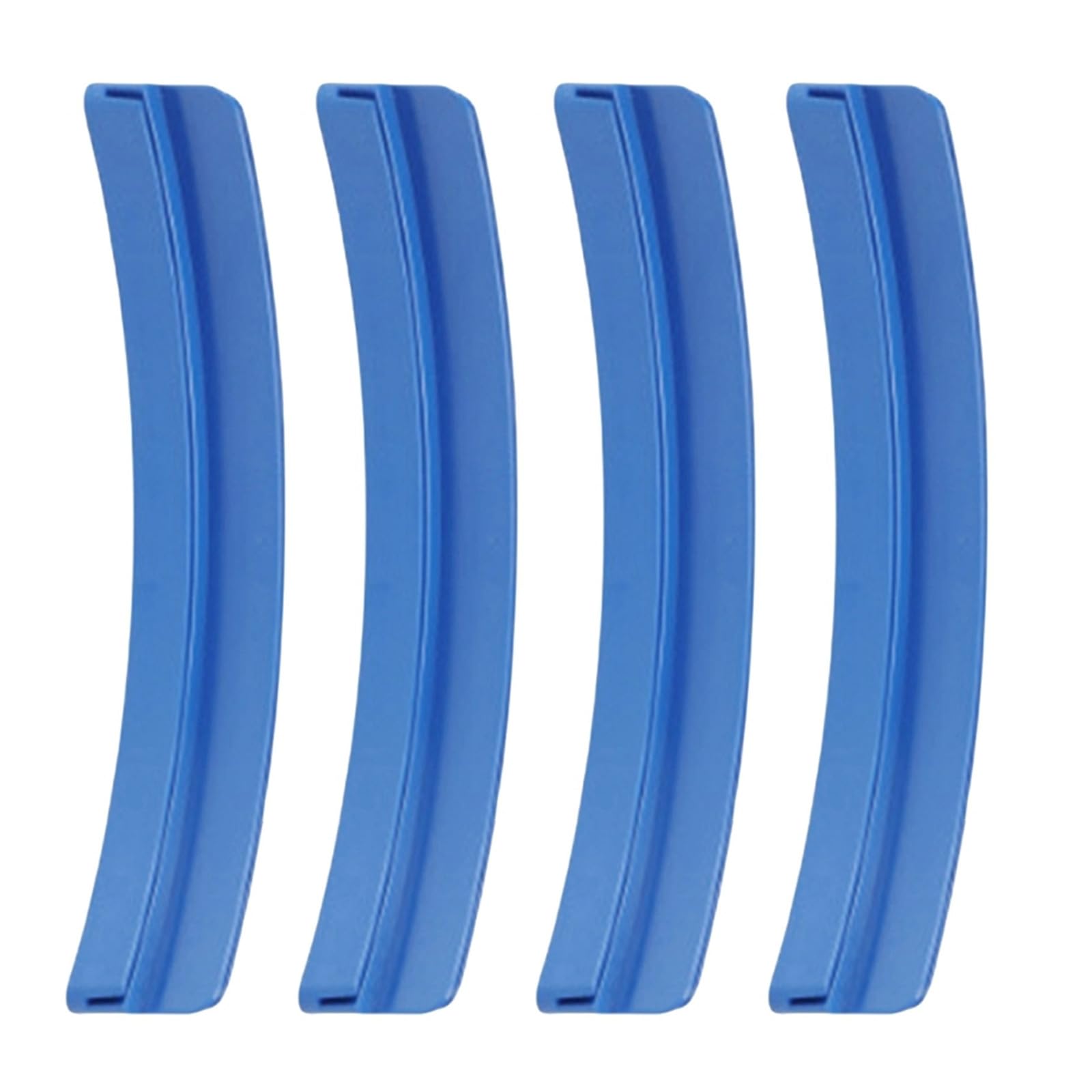 Hsioluted Blue 4Pcs Playing Card Holder Board Game Seats Playing Card Holder Deck Stand Tray Rack For Organizing Cards Double Layer