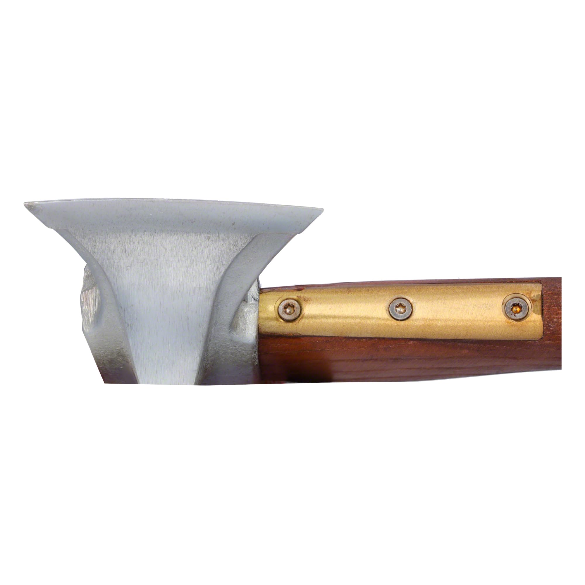 Stubai 671922NRM - Súper hacha de partición imitación acero, con protección de mango latón, 1800 g
