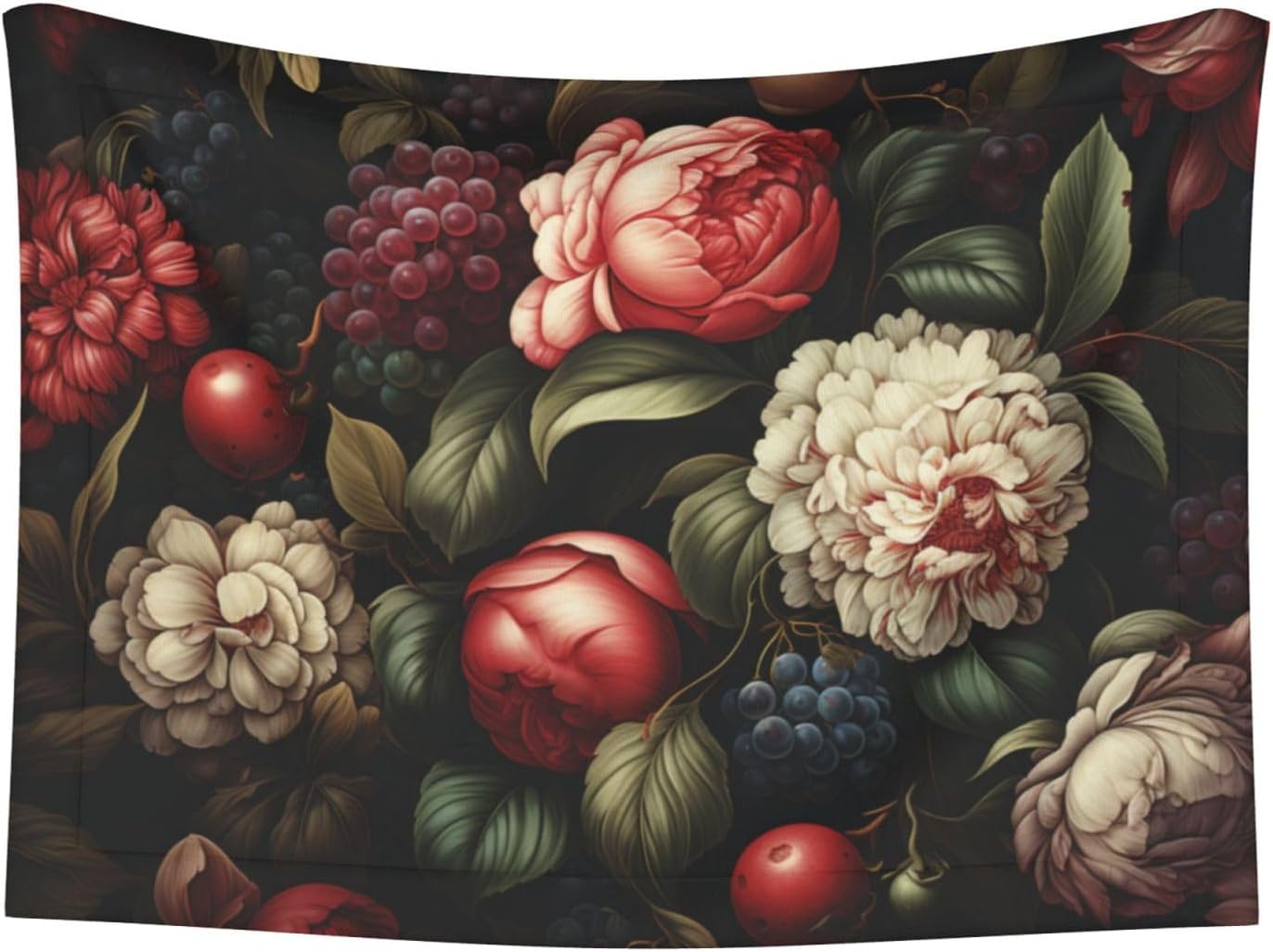 Fruits and Flowers Pet Blanket for Dogs & Cats â€“ Soft Plush Dog Blankets for Small & Large Dogs, Couches, Beds, and Cars