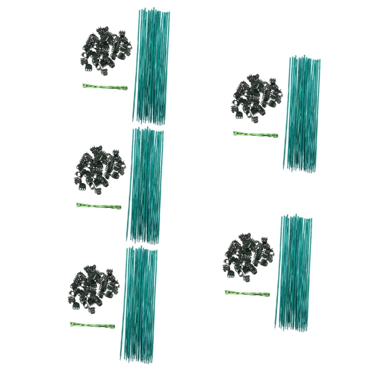 BESPORTBLE 5 Ensembles Pinces à Plantes pour Plantes grimpantes Jardins Pot Liens métalliques Outils Jardinage kit Jardinage la Fleur supporte Les Tuteurs Outils d'aide à la Plante Plastique
