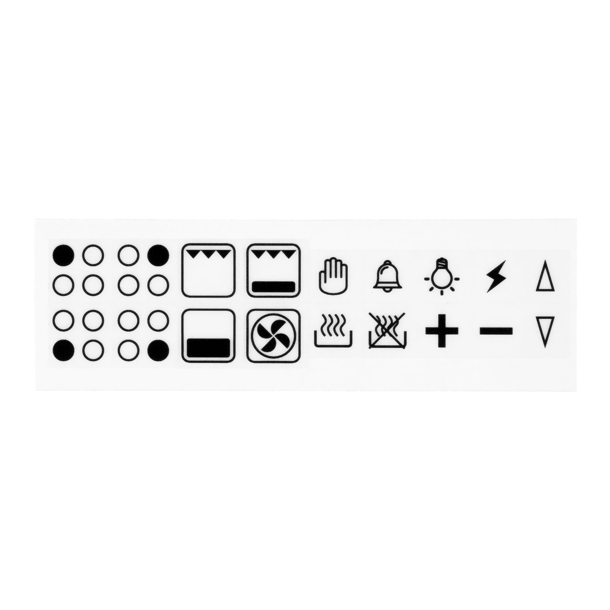 Set Adesivi Cottura Part No.1000006 Oven Range Stove Cooker Decals ...
